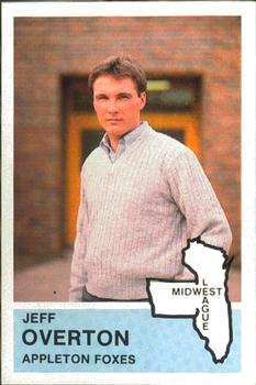 1982 Fritsch Appleton Foxes #2 Jeff Overton Front