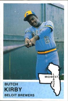 1982 Fritsch Beloit Brewers #15 Butch Kirby Front