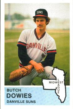 1982 Fritsch Danville Suns #10 Butch Dowies Front