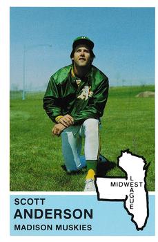 1982 Fritsch Madison Muskies #10 Scott Anderson Front