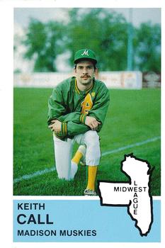 1982 Fritsch Madison Muskies #26 Keith Call Front
