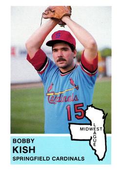 1982 Fritsch Springfield Cardinals #14 Bobby Kish Front