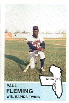 1982 Fritsch Wisconsin Rapids Twins #8 Paul Fleming Front