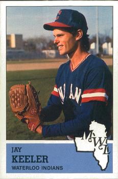 1983 Fritsch Waterloo Indians #9 Jay Keeler Front