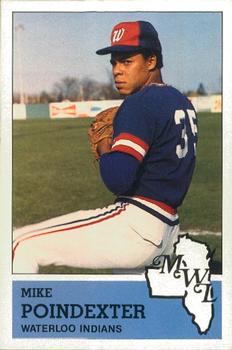 1983 Fritsch Waterloo Indians #24 Mike Poindexter Front