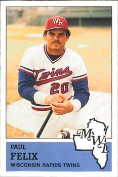 1983 Fritsch Wisconsin Rapids Twins #6 Paul Felix Front