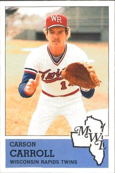 1983 Fritsch Wisconsin Rapids Twins #7 Carson Carroll Front