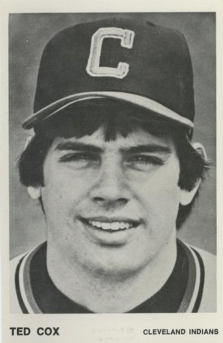 1979 Cleveland Indians Postcards #NNO Ted Cox Front