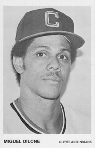 1980 Cleveland Indians #NNO Miguel Dilone Front