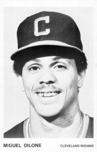 1981 Cleveland Indians Postcards #NNO Miguel Dilone Front