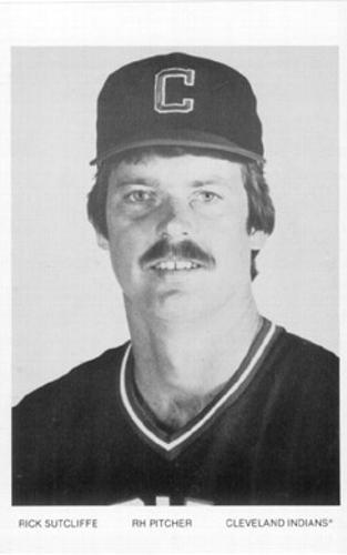 1982 Cleveland Indians #NNO Rick Sutcliffe Front
