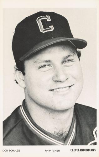 1984 Cleveland Indians Photocards #NNO Don Schulze Front