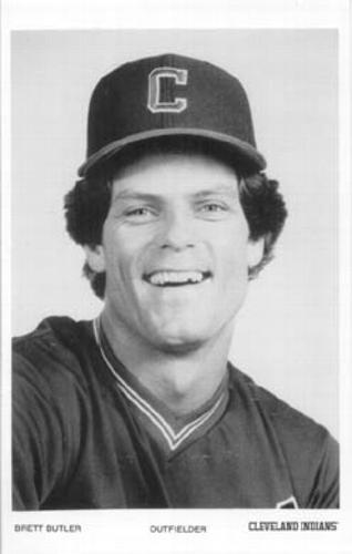 1984 Cleveland Indians Photocards #NNO Brett Butler Front