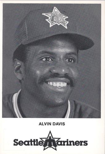 1985 Seattle Mariners Postcards #NNO Alvin Davis Front