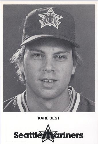 1985 Seattle Mariners Postcards #NNO Karl Best Front