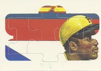 1987 Donruss - Roberto Clemente Puzzle #13-15 Roberto Clemente Front