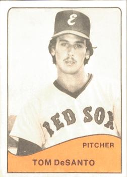 1979 TCMA Elmira Pioneer Red Sox #27 Tom DeSanto Front