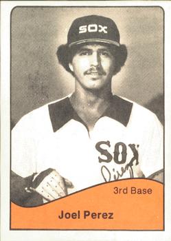 1979 TCMA Knoxville Knox Sox #16 Joel Perez Front