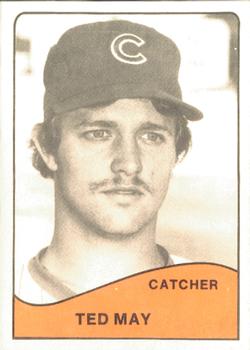1979 TCMA Quad City Cubs #7 Ted May Front