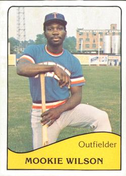 1979 TCMA Tidewater Tides #7 Mookie Wilson Front