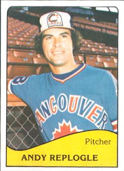 1979 TCMA Vancouver Canadians #8 Andy Replogle Front