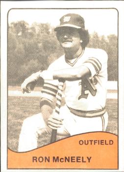 1979 TCMA Waterbury A's #21 Ron McNeely Front