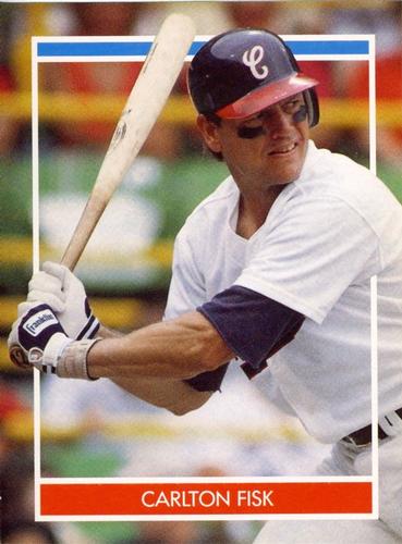1990 Publications International Hottest 50 Players Stickers #NNO Carlton Fisk Front