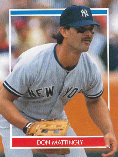 1990 Publications International Hottest 50 Players Stickers #NNO Don Mattingly Front