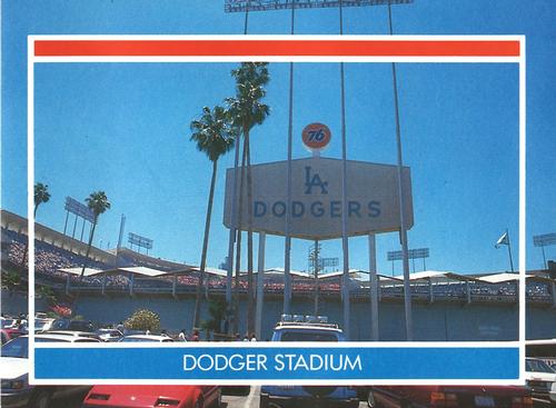1990 Publications International Hottest 50 Players Stickers #NNO Dodger Stadium Front
