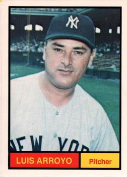 1982 Galasso 1961 World Champions New York Yankees #9 Luis Arroyo Front