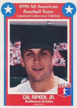 1990 MSA All-American Baseball Team #4 Cal Ripken, Jr. Front