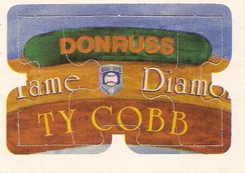 1983 Donruss - Ty Cobb Puzzle #4-6 Ty Cobb Front