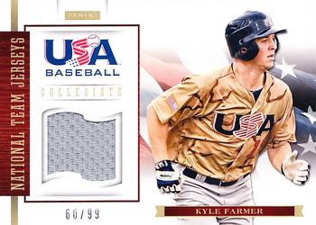 2012 Panini USA Baseball - Collegiate National Team Jerseys #7 Kyle Farmer Front