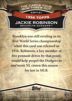 2010 Topps Update - The Cards Your Mom Threw Out #CMT121 Jackie Robinson Back