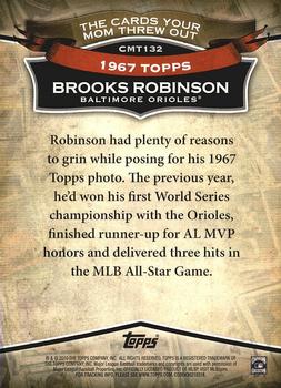 2010 Topps Update - The Cards Your Mom Threw Out #CMT132 Brooks Robinson Back