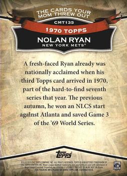 2010 Topps Update - The Cards Your Mom Threw Out #CMT135 Nolan Ryan Back