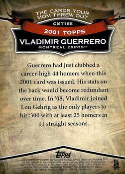 2010 Topps Update - The Cards Your Mom Threw Out #CMT166 Vladimir Guerrero Back
