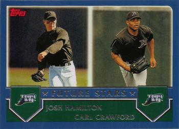 2010 Topps Update - The Cards Your Mom Threw Out #CMT168 Josh Hamilton / Carl Crawford Front