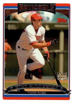 2010 Topps Update - The Cards Your Mom Threw Out #CMT171 Ryan Zimmerman Front
