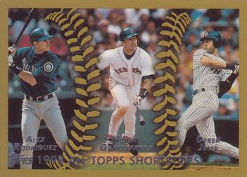 2010 Topps Update - The Cards Your Mom Threw Out #CMT164 All-Topps Shortstops (Alex Rodriguez / Nomar Garciaparra / Derek Jeter) Front