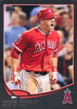 2013 Topps - Black #338 Mike Trout Front