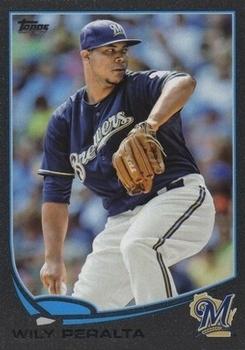 2013 Topps - Black #381 Wily Peralta Front