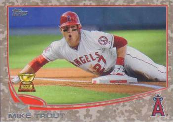 2013 Topps - Camo #27 Mike Trout Front