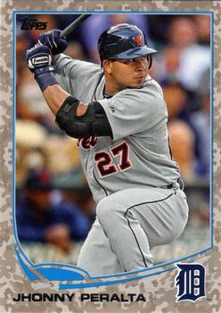 2013 Topps - Camo #327 Jhonny Peralta Front