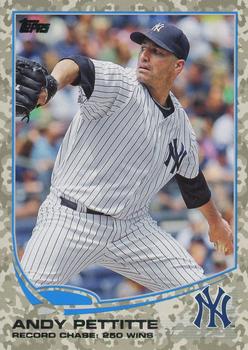 2013 Topps - Camo #90 Andy Pettitte Front