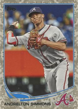 2013 Topps - Camo #581 Andrelton Simmons Front