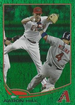 2013 Topps - Emerald Foil #302 Aaron Hill Front