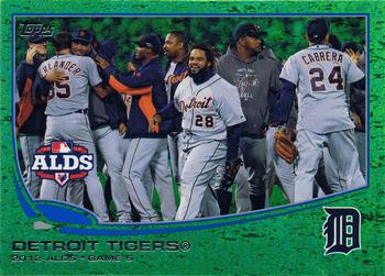 2013 Topps - Emerald Foil #42 Detroit Tigers Front
