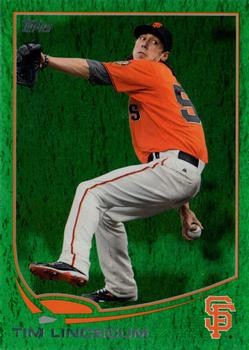 2013 Topps - Emerald Foil #55 Tim Lincecum Front