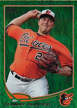2013 Topps - Emerald Foil #62 Tommy Hunter Front